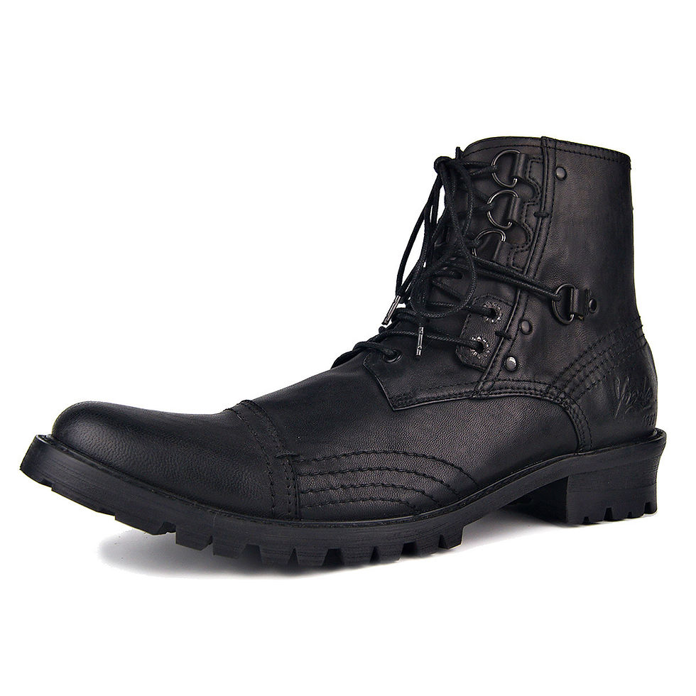 Thumbnail: Frontier Sovereign – Burnished British High-Chassis Cowboy Boots