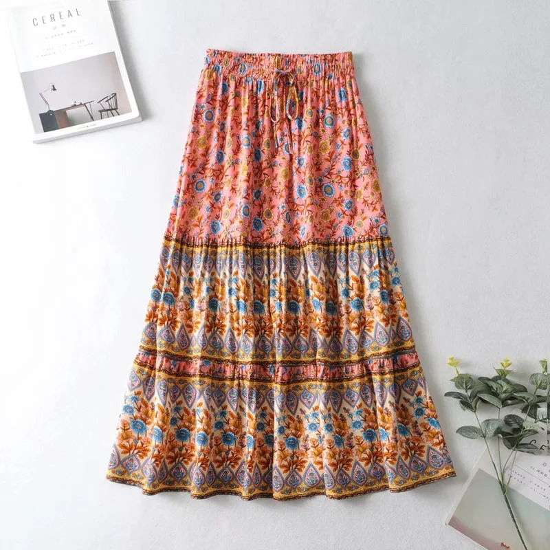 Thumbnail: PrismFlora – Bohemian Elastic Performance Cotton Maxi