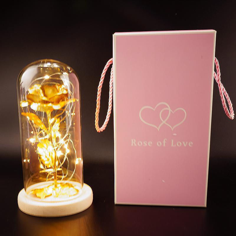 Thumbnail: Forever Rose Glass LED Light