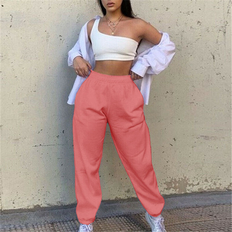 Thumbnail: Cotton High-Waist Sweatpants
