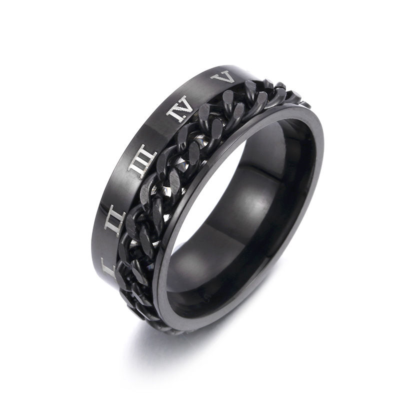 Thumbnail: Digital Titanium Steel Ring