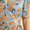 Thumbnail: Eclat Fleur Orange Printed V-neck Dress