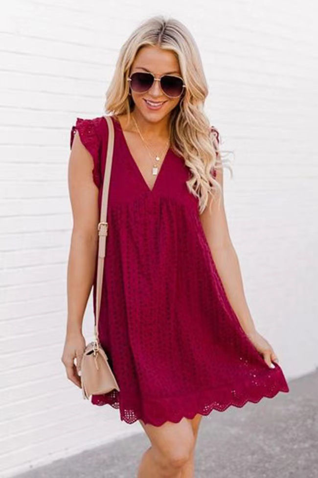 Thumbnail: Summer Lace Dress With Pocket