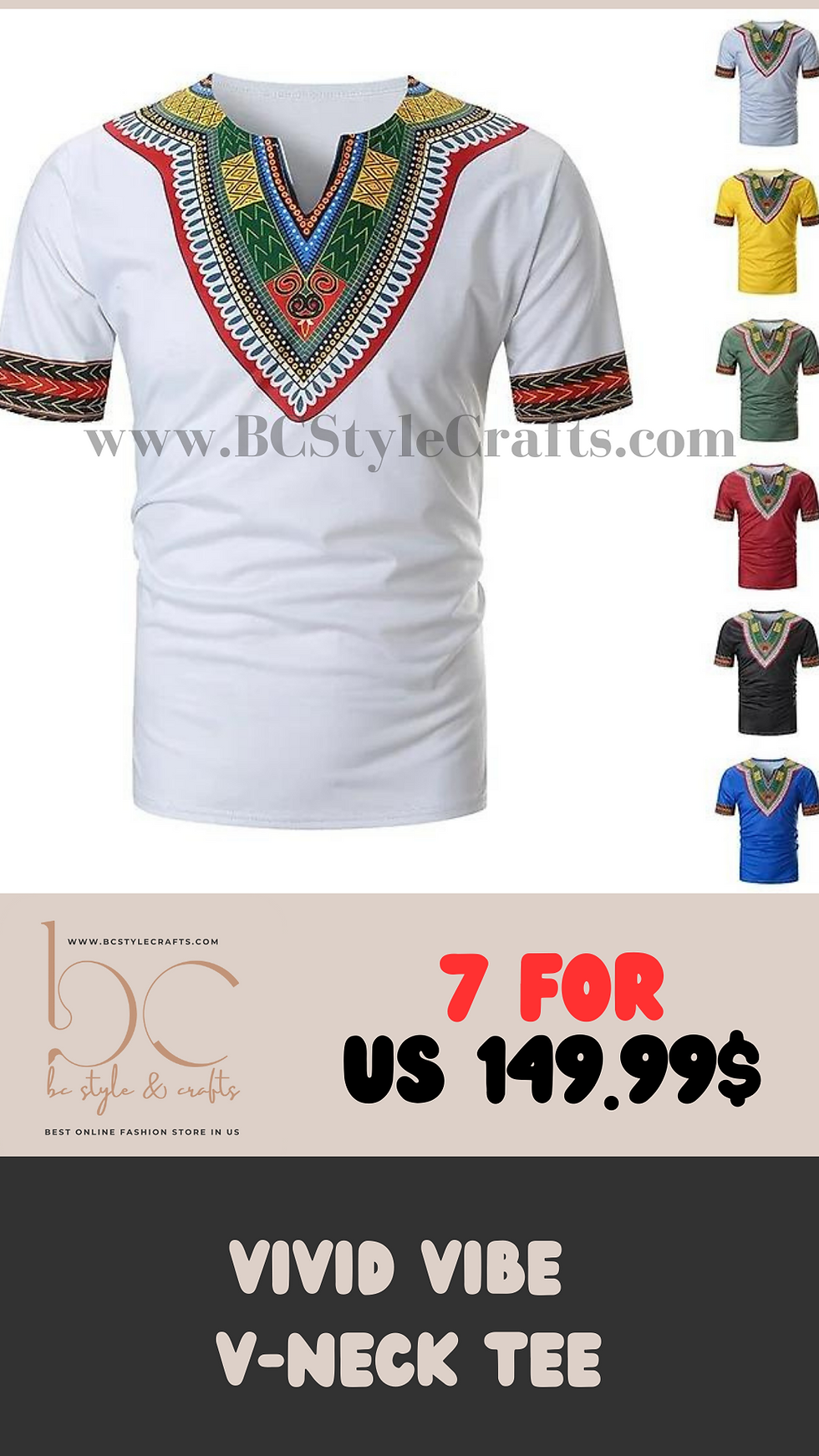 Thumbnail: V-Neck Cotton Tee