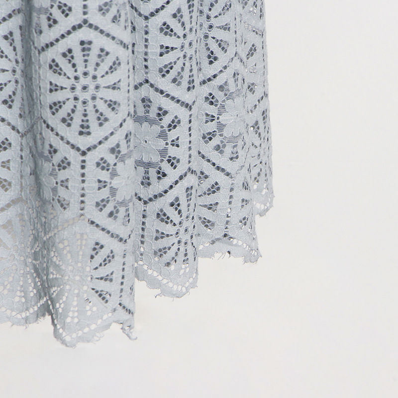 Thumbnail: Ruffle Trim One-Shoulder Swing Dress