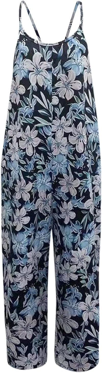 Thumbnail: Blossom Print V-Neck Jumpsuit