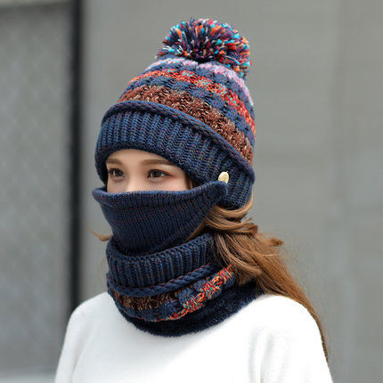 Thumbnail: Winter Knit Set - Scarf, Beanie & Gloves