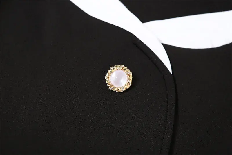 Thumbnail: The Parisian Poise – French Vintage Long Sleeve Black Dress