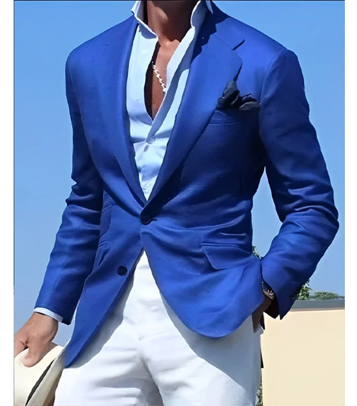 Slim Fit Striped Blazer - Elevate your style with this sleek and modern blazer, featuring a slim fit and stylish stripes for a sophisticated look