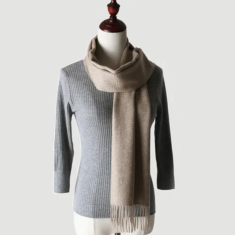 Water-Ripple Pure Cashmere Scarf