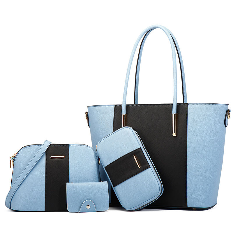 Thumbnail: Le Quatuor d’Élégance – 4-Piece Luxury Patchwork Handbag Ensemble