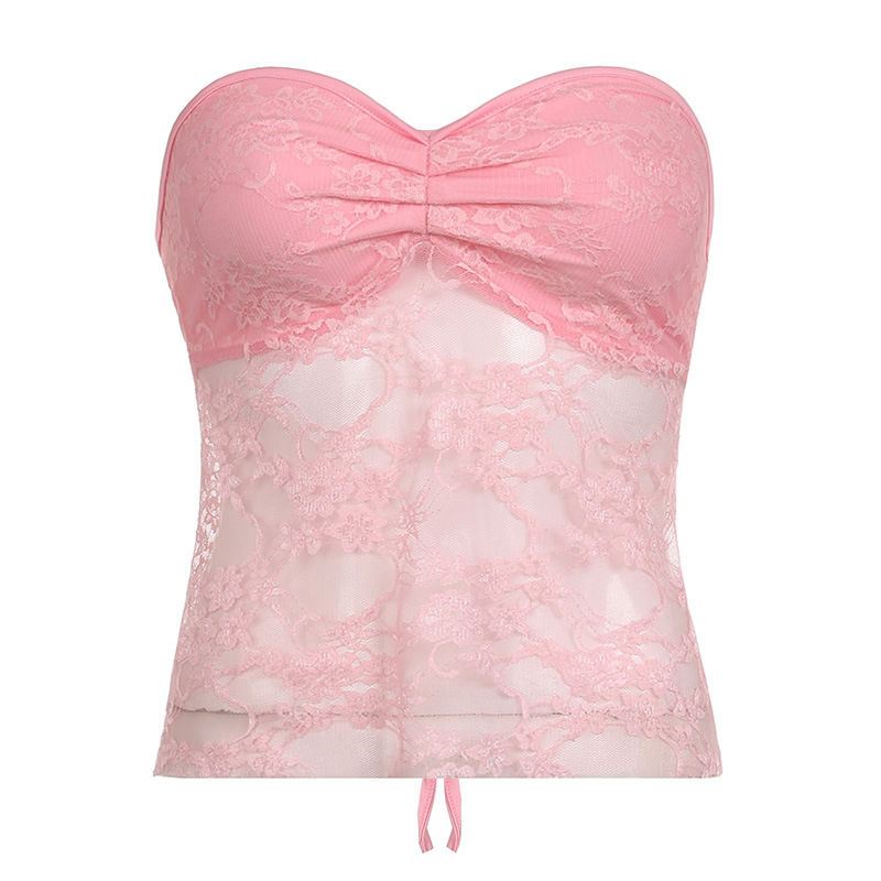 Thumbnail: Bow Lace Tube Top