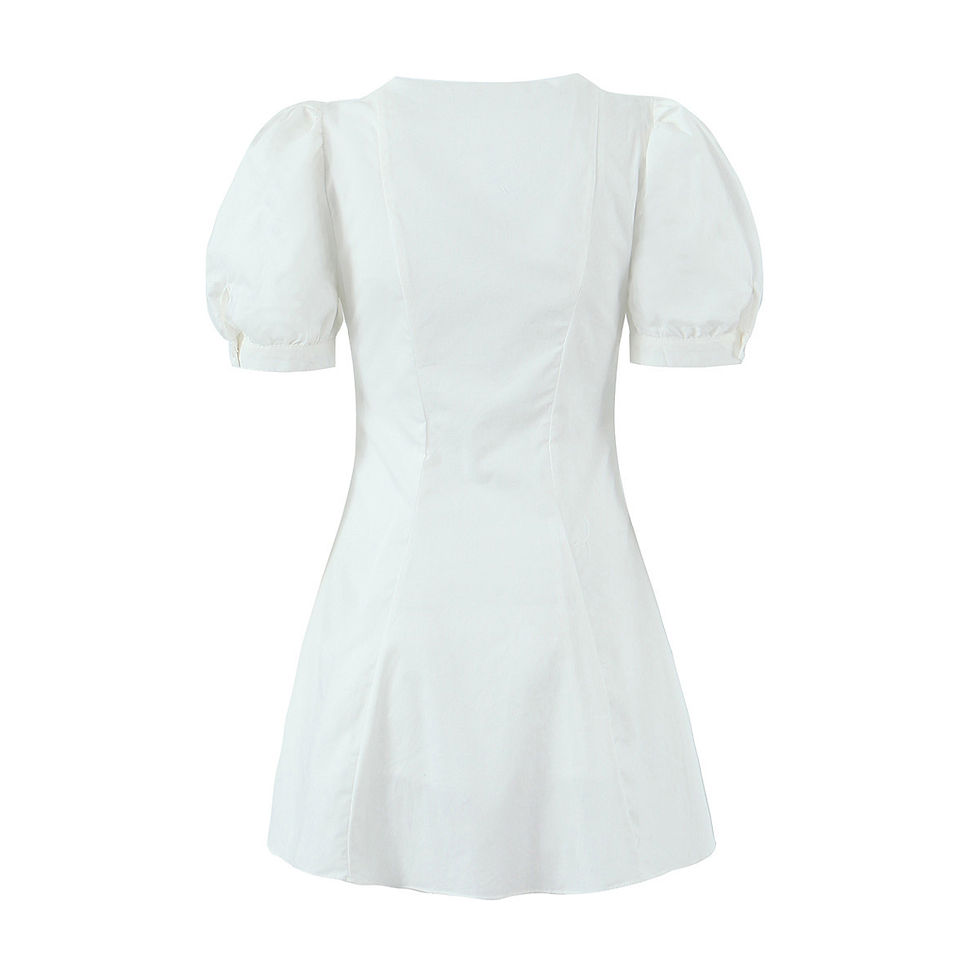 Thumbnail: Puff Sleeve Mini Dress