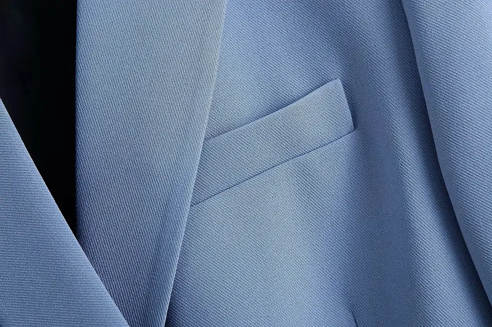Thumbnail: Double-Breasted Blazer & Straight Trousers Suit