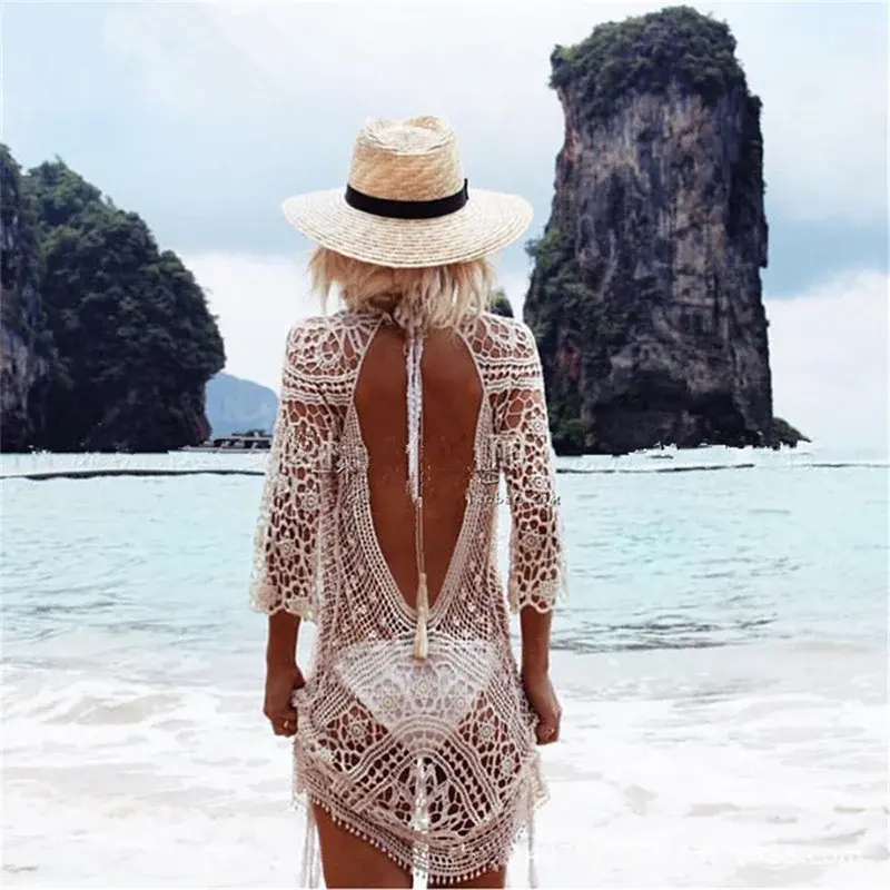 Thumbnail: Lace Beachwear Pareo