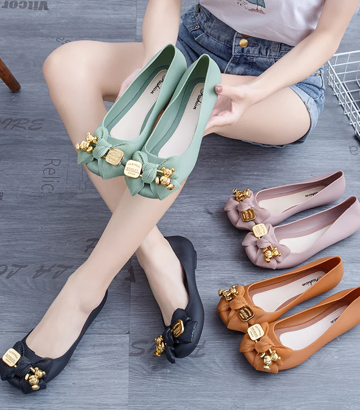 Adorable summer style! Buckle Bow Solid Color Summer Ballets feature a charming buckle and bow detail, perfect for adding a touch of sweetness to your warm-weather wardrobe. These comfortable flats come in a variety of solid colors to match your favorite summer outfits.
