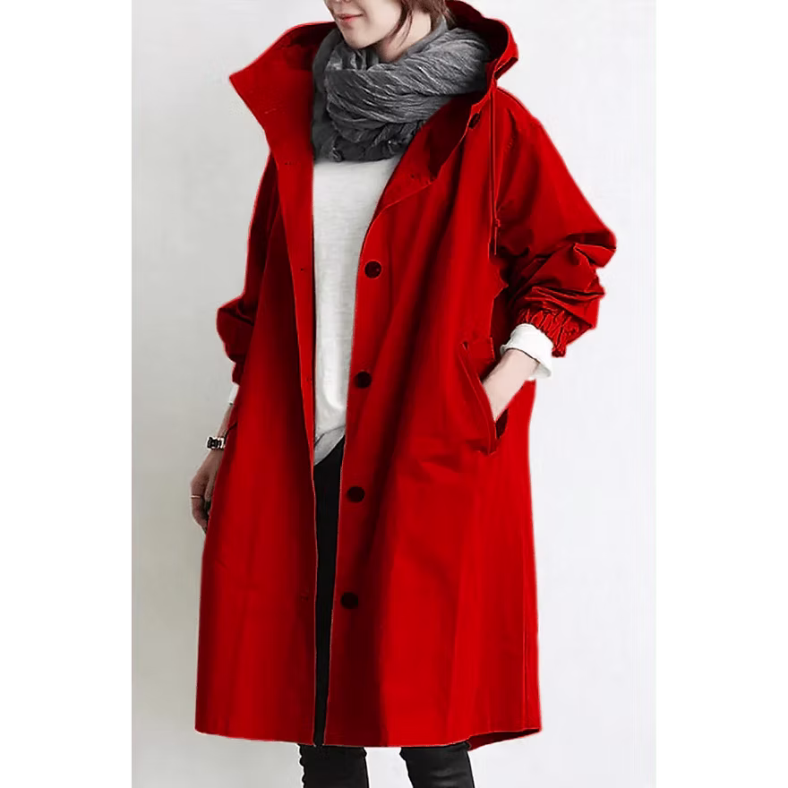 RainChic Oversized Hooded Windbreaker Jacket