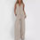 Thumbnail: Elegant Summer Cotton Linen Vest and Trousers Set