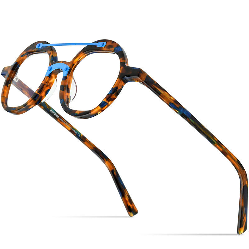 Thumbnail: The Elegance Round – Elegance Round Panel Glasses Frames
