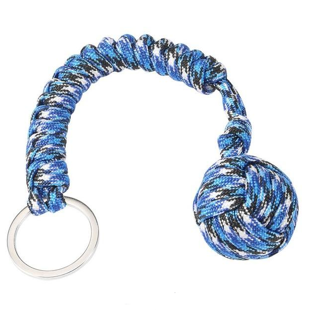 Thumbnail: Steel Ball Paracord Keychain