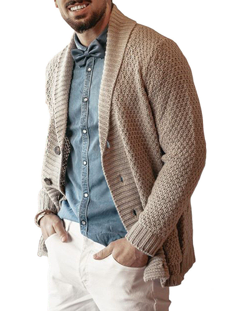 Thumbnail: Imperial Kinetic – Cable-Knit Lapel Cardigan