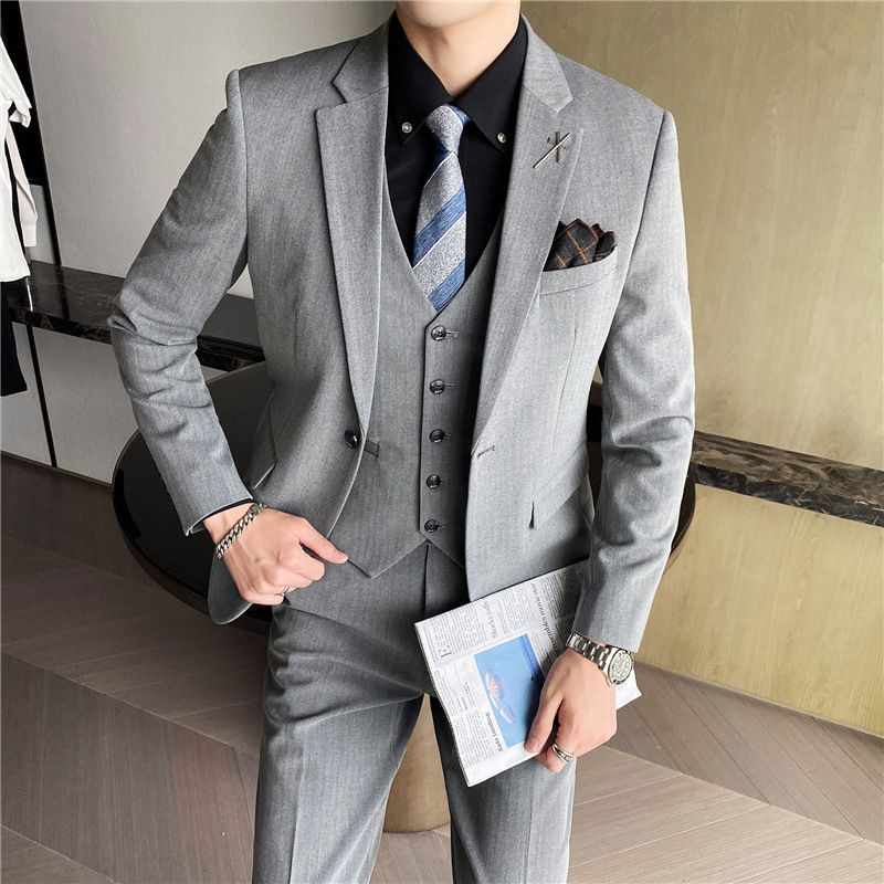 Thumbnail: Cotton Slim Business Suit