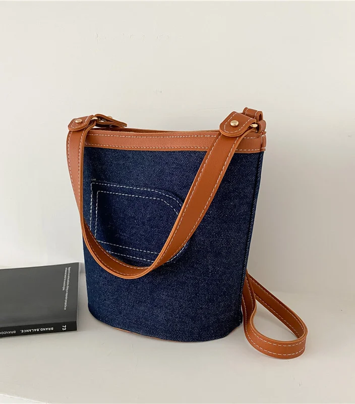 BC Style & Crafts presents the Large Capacity Denim Bag - spacious, stylish, and perfect for your daily essentials. Elevate your accessories. Shop now