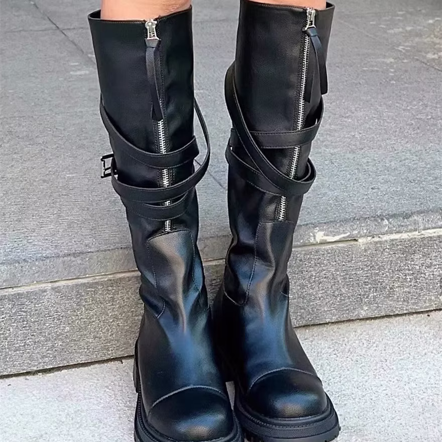 Iron-Gait Moto Tall Boots