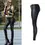 Thumbnail: Vegan Mid to High-Waisted Eco-Leather Leggings