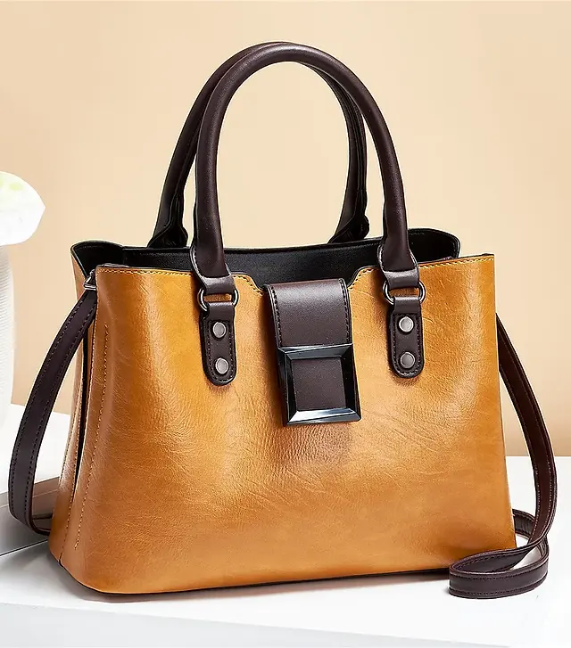 Lychee Luxe Shoulder Elegance Handbag - Stylish Shoulder Bag with Luxe Lychee Texture, Perfect for Adding Elegance to Your Outfits