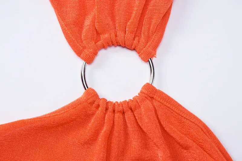 Thumbnail: Backless Long Sleeve Maxi Dress