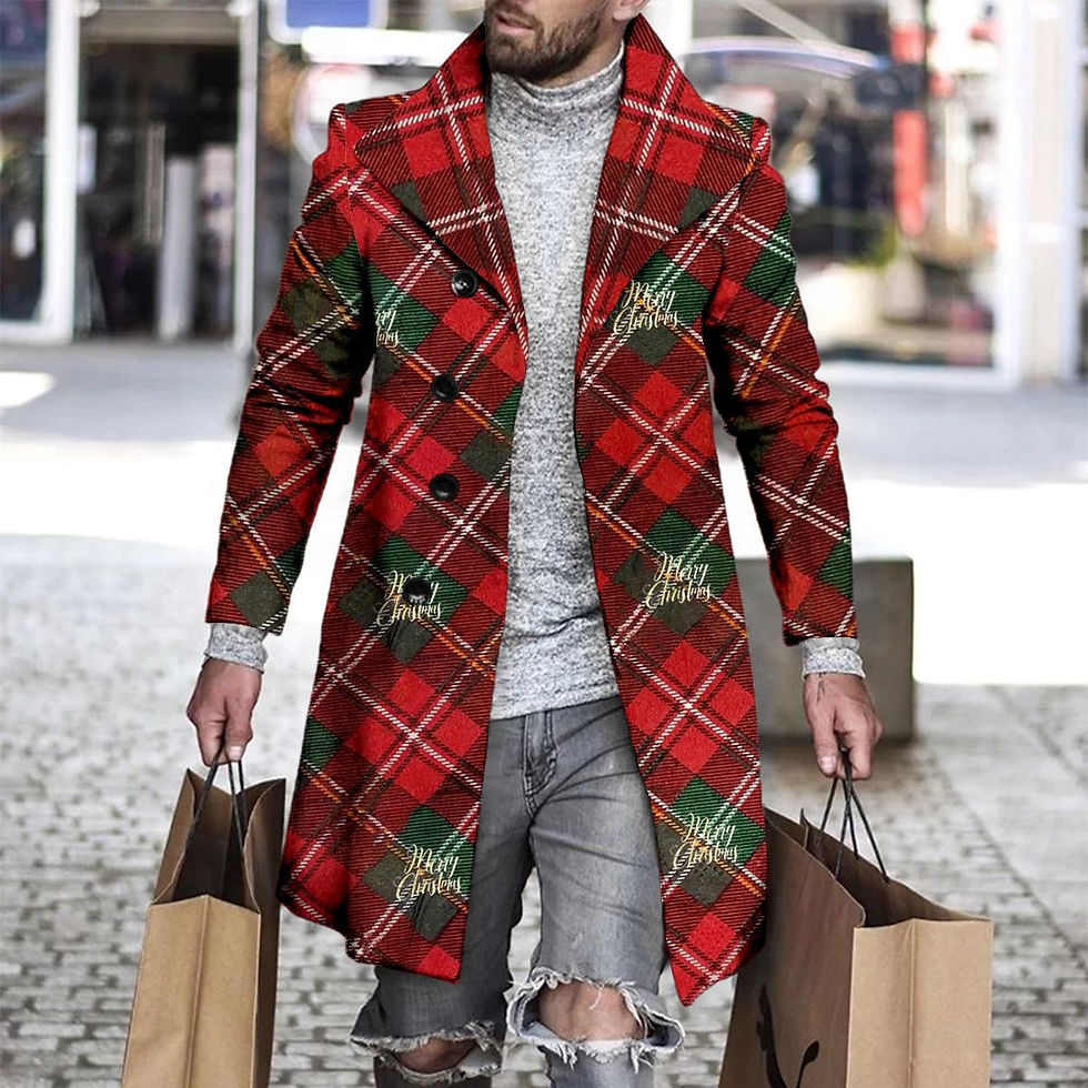 Thumbnail: 3D Digital Print Wool Lapel Jacket