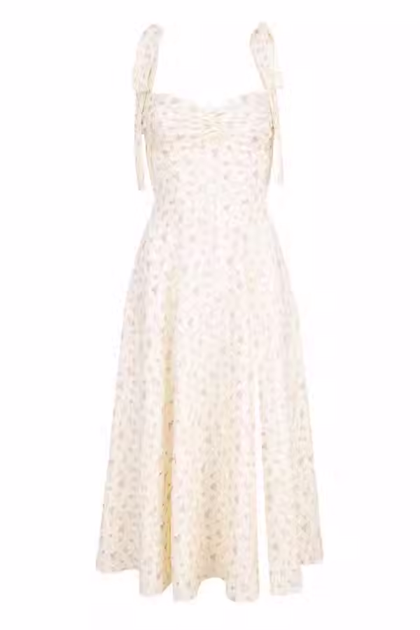 Thumbnail: Floral V-Neck Midi Slip Dress