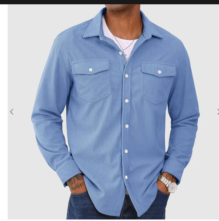 Thumbnail: Long Sleeve Corduroy Shirt