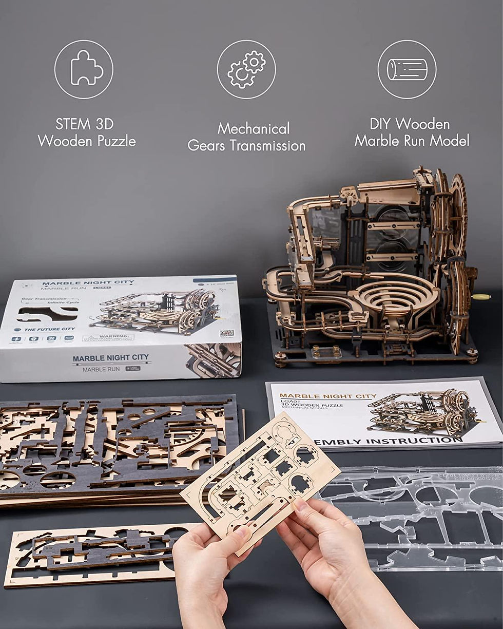 Thumbnail: Marble Night City 3D Wooden Puzzle