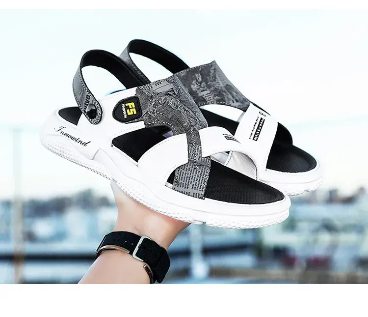 Thumbnail: The Azure Ankle-Wrap – Seaside Comfort Slip-On Sandals
