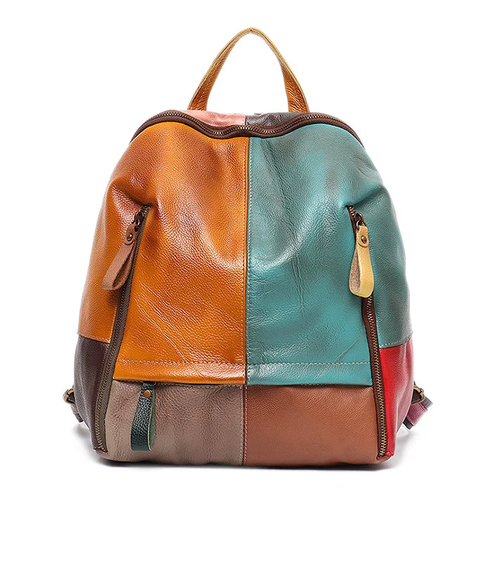 Chic LuxLeather Voyage Backpack for a stylish and functional journey