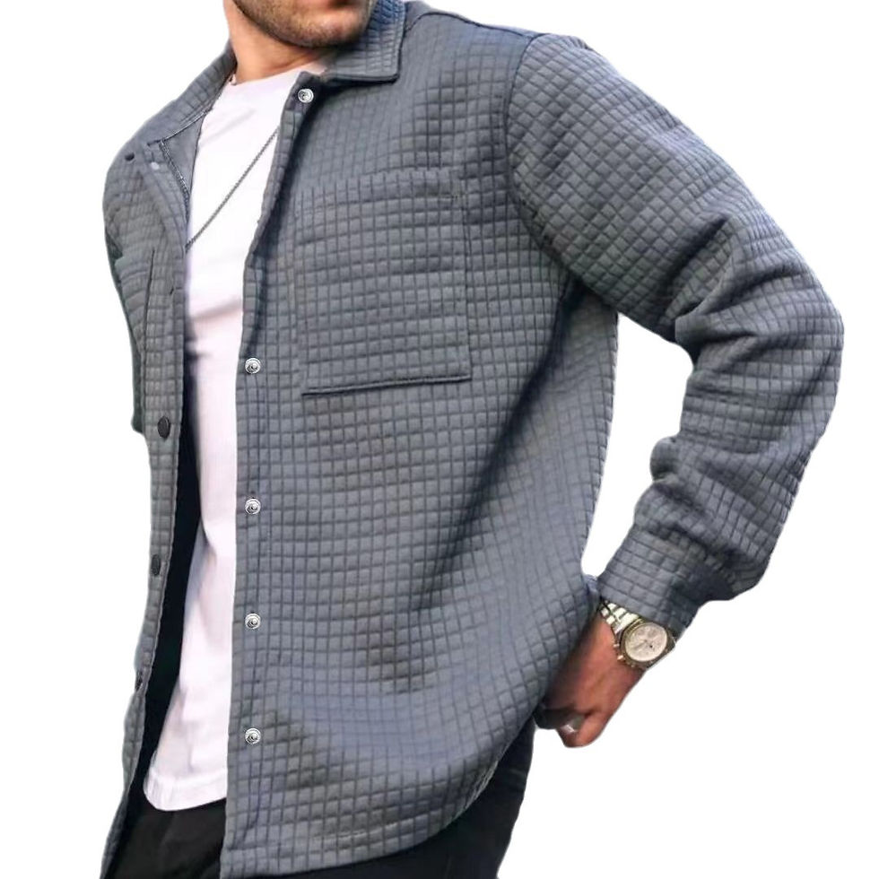 Thumbnail: The Urban Continuum – Casual Large Size Long Sleeve Jacket