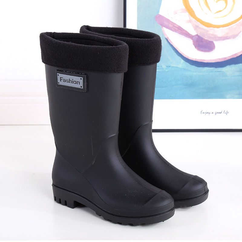 Thumbnail: The Aqua-Armor – Thickened Detachable Cotton Rain Boots