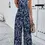 Thumbnail: Square Neck Boho Print Jumpsuit