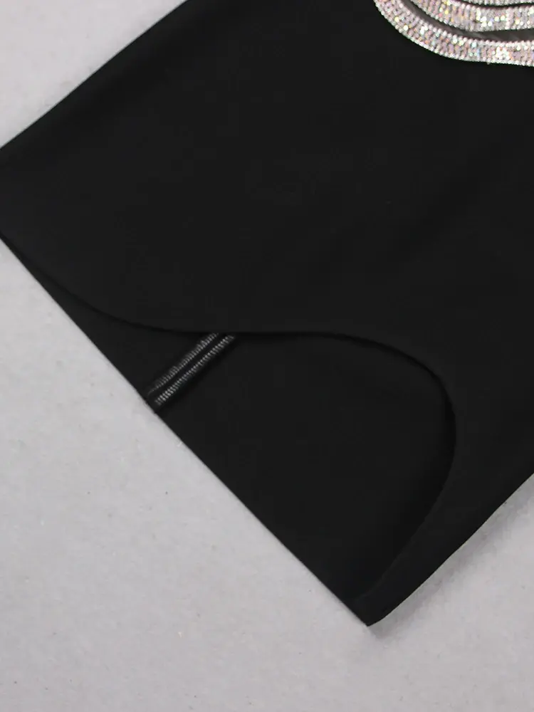Thumbnail: One Shoulder See-Through Evening Dress
