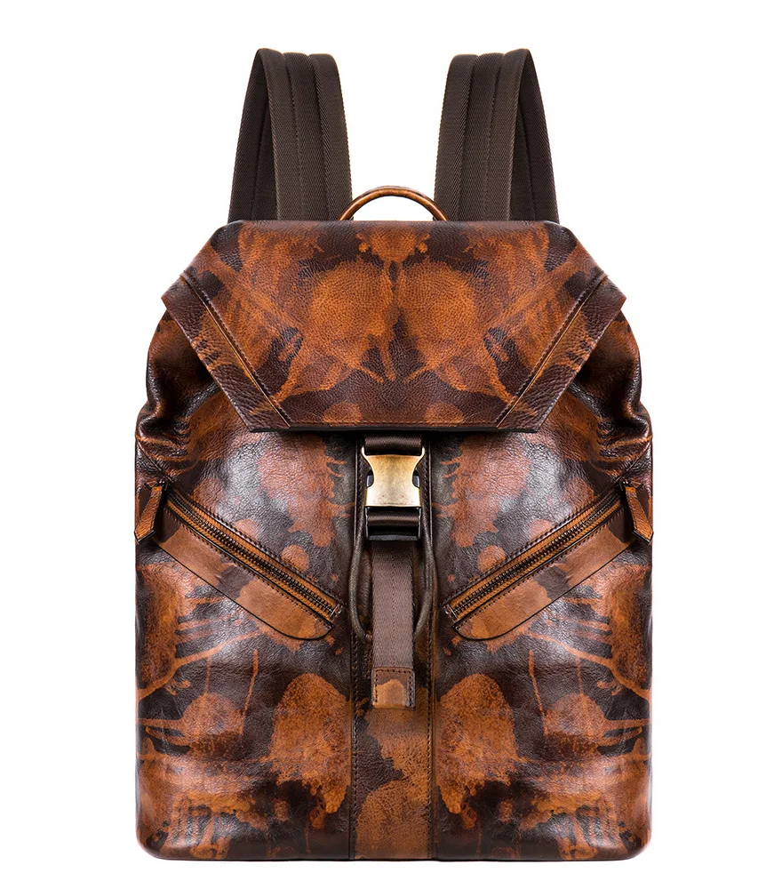 Leather Travel Backpack - A durable and stylish companion for your adventures, crafted from high-quality leather for a blend of fashion and functionality.
