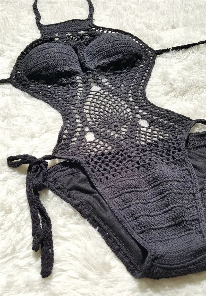 Thumbnail: The Artisanal Abyss: Hand Crochet One-Piece Monokini