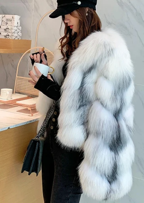 Elevate Your Look - Faux Fur Accents, Long Length, Winter Must-Have.