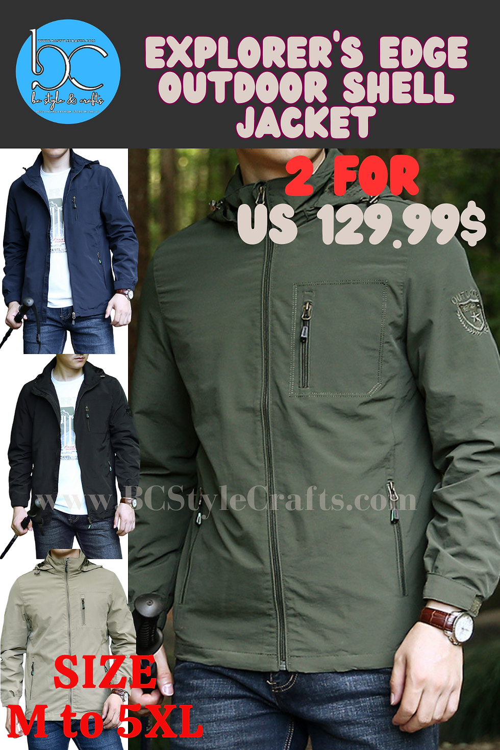Thumbnail: Heritage Meridian – Explorer's Edge Outdoor Shell Jacket