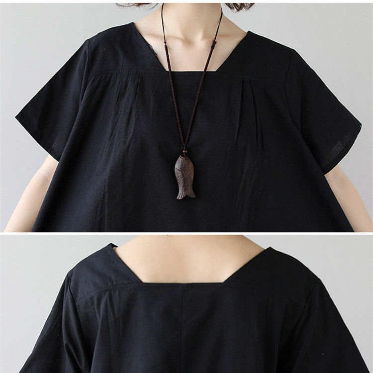 Thumbnail: Maternity Linen Blend Dress
