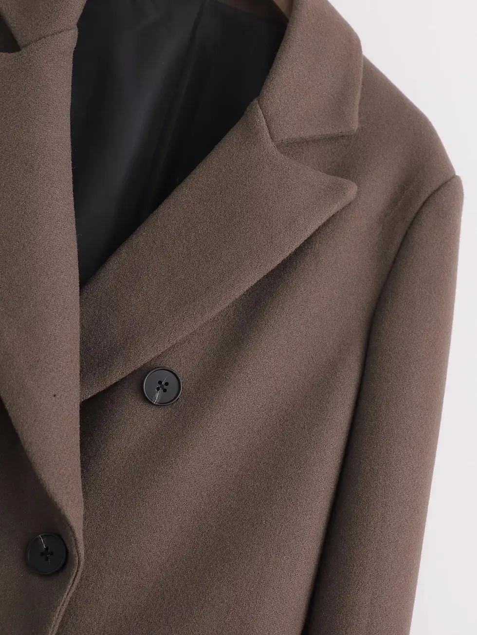 Thumbnail: Double-Breasted Slim Coat Jacket