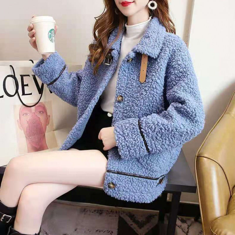 Thumbnail: Sahara Shearling-Style Moto Coat