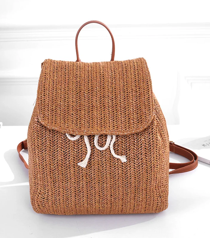 Carry-all beach bag - Pack your beach essentials in style with this boho drawstring backpack.