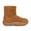 Thumbnail: Fleece Lining Platform Leather Snow Boots